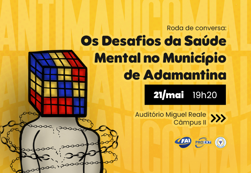 Curso de Psicologia promove roda de conversa sobre o Dia da Luta Antimanicomial nesta terça