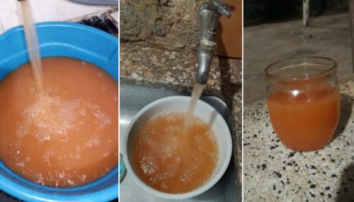 Após falta de água, moradores relatam água barrenta nas torneiras em Adamantina, neste domingo (19)