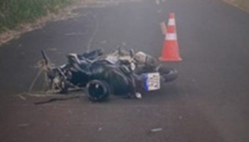 Morador de Adamantina morre após acidente com moto na rodovia do Salto Botelho em Lucélia