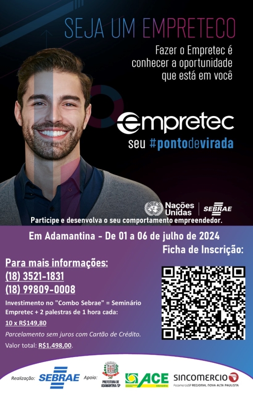 Inscrições para o Empretec continuam abertas