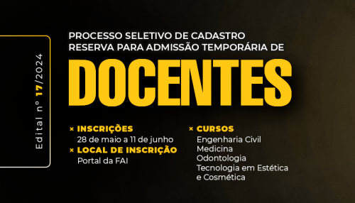 Centro Universitário de Adamantina abre inscrições de processo seletivo para docentes até dia 11