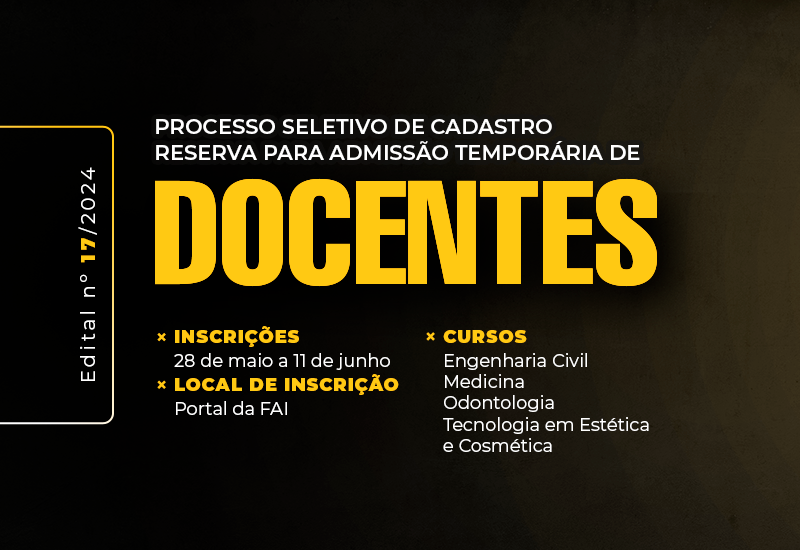 Centro Universitário de Adamantina abre inscrições de processo seletivo para docentes até dia 11