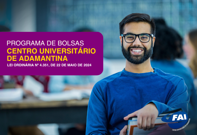 Com Nova Lei de Bolsas, Centro Universitário amplia oferta e beneficiários do FIES podem pleiteá-las