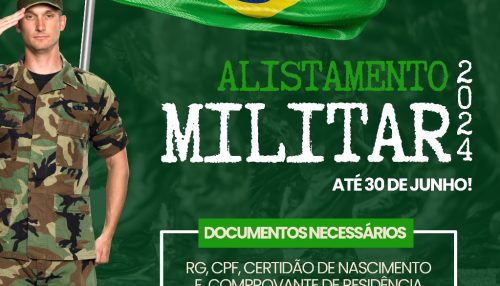 Junta de Serviço Militar de Adamantina informa que jovens de 18 anos devem fazer alistamento no mês de junho