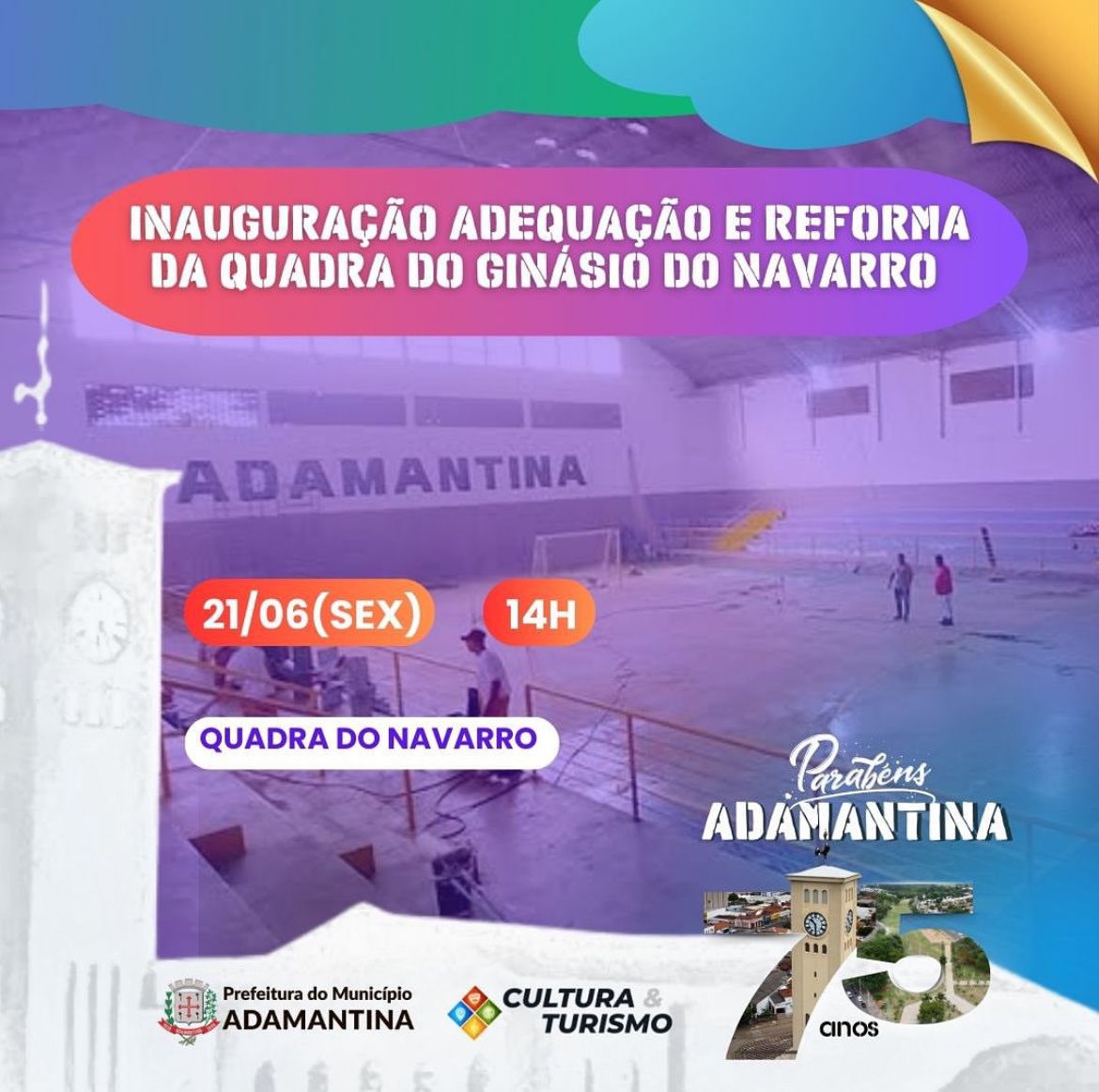 Reforma do Centro Esportivo Carlos Santana Bueno será inaugurada