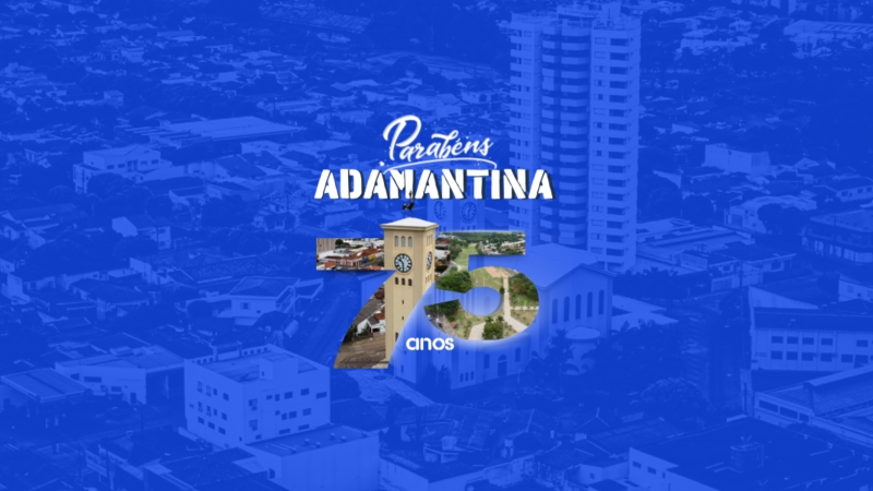 Confira a programação de aniversário de Adamantina que acontece na próxima semana