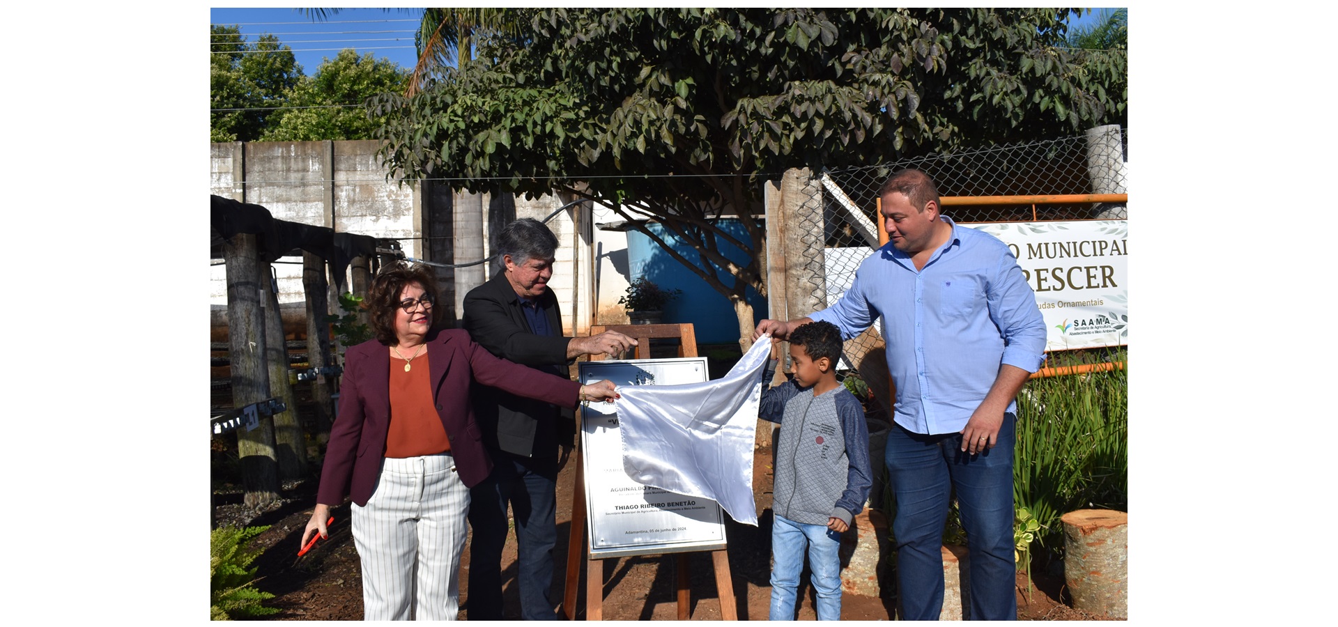 Viveiro Municipal “Florescer” é inaugurado