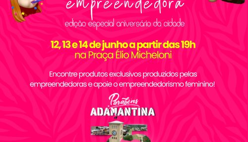 Feira da Mulher Empreendedora Descentralizada acontece a partir desta quarta(12) na Praça Élio Micheloni