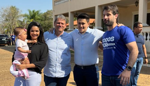 Alcio Ikeda participa de agenda reservada com o governador Tarcísio de Freitas em Presidente Prudente