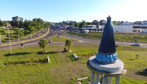 Imagem de Nossa Senhora Aparecida no trevo será remanejada para obras de duplicação da SP-294