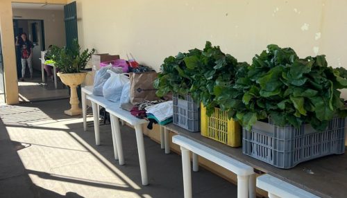 Atlética de Agronomia entrega doações da Campanha do Agasalho para a Casa da Sopa Joanna de Ângelis