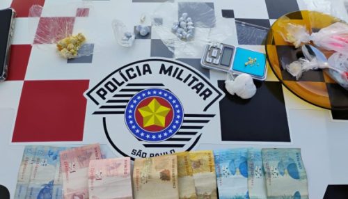 Três são presos pela Polícia Militar por tráfico de drogas em Adamantina