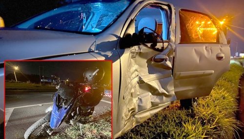 Três pessoas sofreram ferimentos graves na SP-294 , no trevo de Tupã