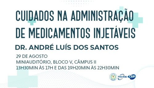Farmácia promove oficina sobre os cuidados na administração de medicamentos injetáveis
