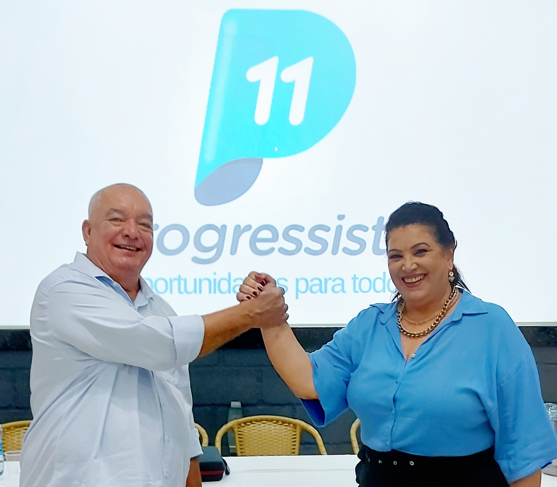 Jorge Almeida e Marlene do CPP são confirmados como pré-candidatos a prefeito e vice pelo Progressistas