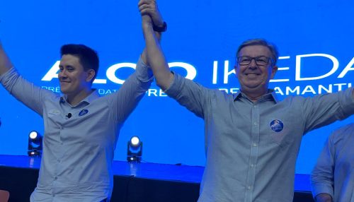 Pré-candidato a prefeito, Alcio Ikeda apresenta Paulo Cervelheira pré-candidato a vice