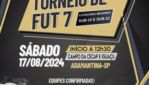 Torneio Regional de categorias menores acontece amanhã em Adamantina