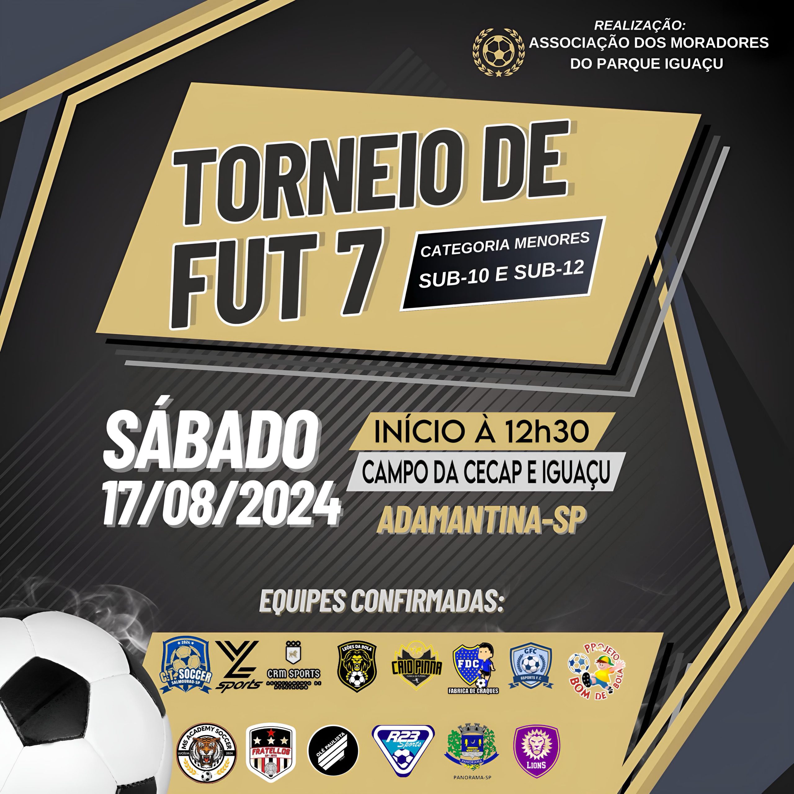 Torneio Regional de categorias menores acontece amanhã em Adamantina