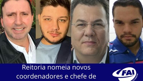 Administração, Contábeis, Enfermagem e  Engenharia Civil têm novos coordenadores