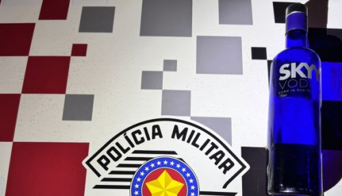 Em Adamantina PM prende homem após furto de garrafa de bebida na Estação Recreio