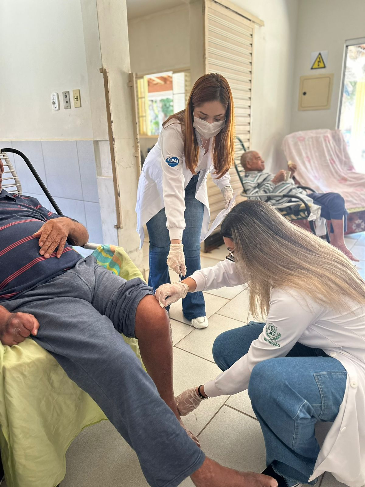 Nutrição da FAI promove avaliação antropométrica de idosos do Lar dos Velhos de Adamantina