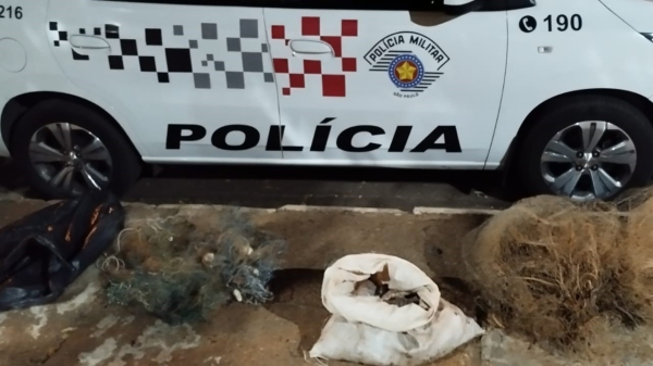 Trio é preso pela Polícia Militar em Adamantina após furto de peixes de propriedade particular
