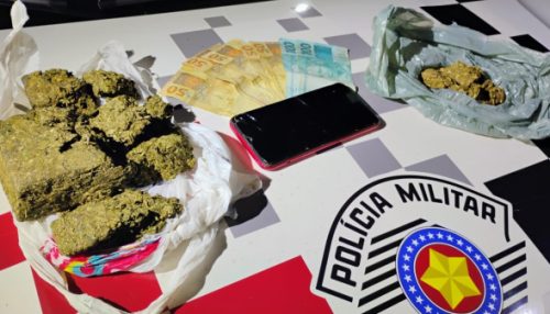 Egresso do sistema prisional, homem de 32 anos volta a ser preso em Adamantina por tráfico de drogas