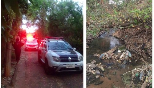 Mulher é encontrada morta em córrego na Zona Urbana de Bastos