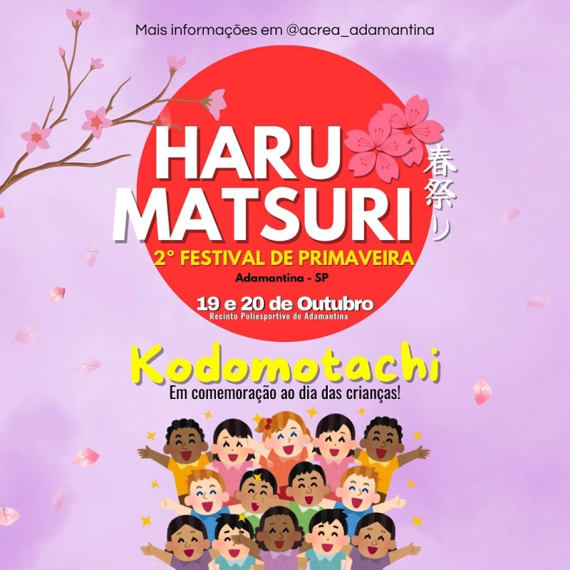 Secretaria de Desenvolvimento Econômico é parceria na realização do Haru Matsuri