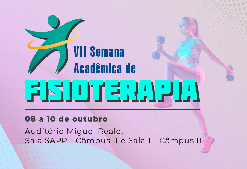 VII Semana de Fisioterapia aborda a atuação na área esportiva e a importância do marketing digital na carreira
