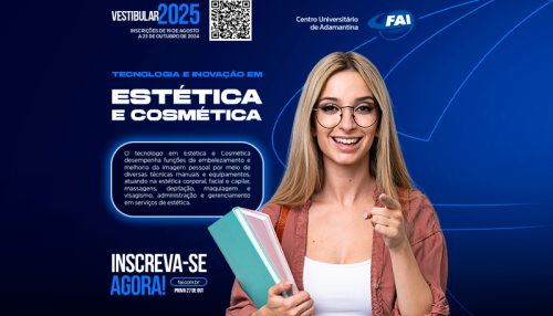 Tecnologia em Estética e Cosmética na FAI: formação e inovação para o mercado de beleza
