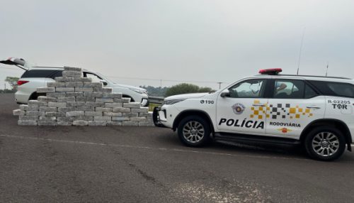 Em Flórida Paulista PM Rodoviária prende traficante com quase 1 tonelada de droga em veículo furtado
