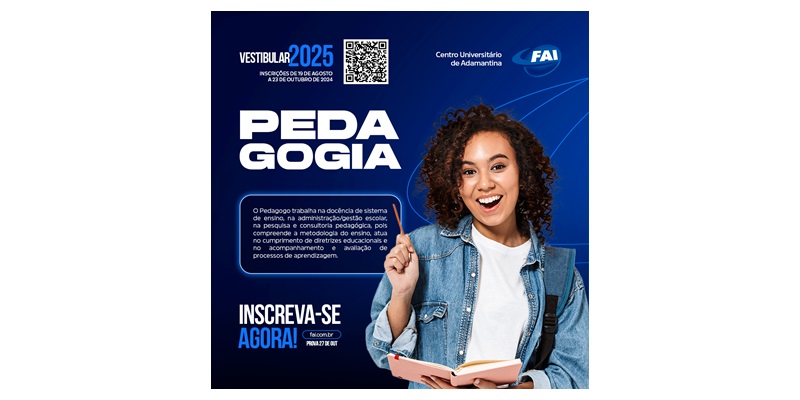 Curso de Pedagogia investe no futuro da educação