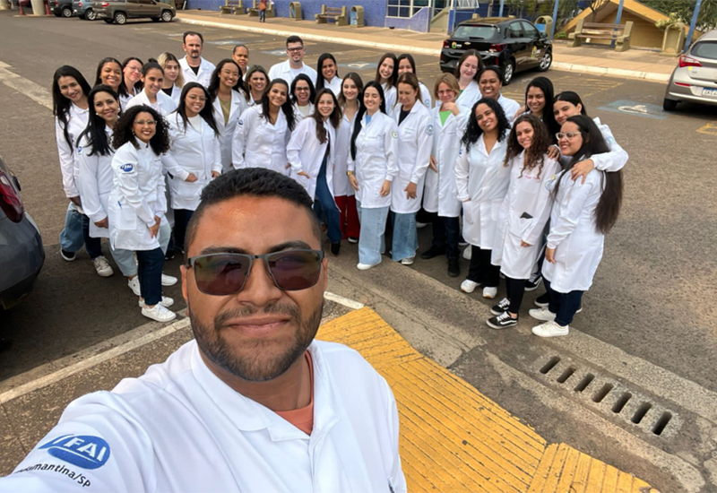 Alunos de Enfermagem realizam visita técnica ao  Setor de Queimados do Hospital Estadual de Bauru