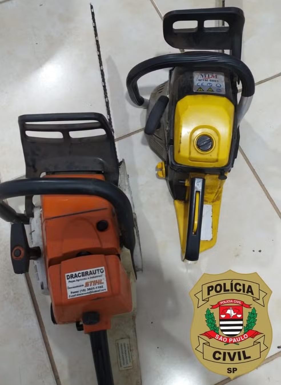 Durante desentendimento, homem rouba motosserras, mata morador a facadas e acaba preso em Flórida Paulista