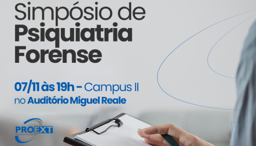 Referência em Psiquiatria Forense ministra  palestra virtual a alunos da FAI nesta quinta, 7