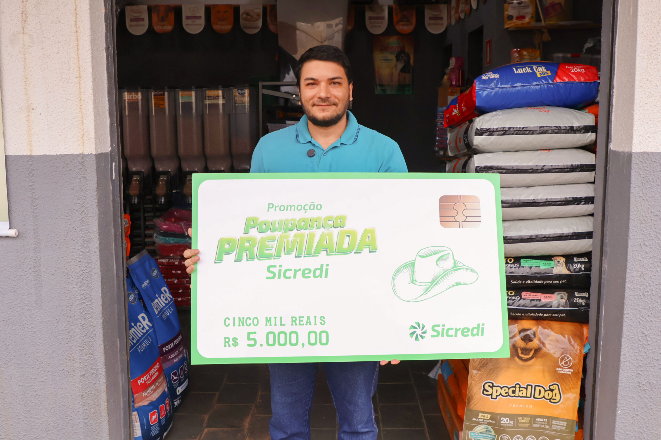Associado de Tupã é novo ganhador da campanha Poupança Premiada Sicredi