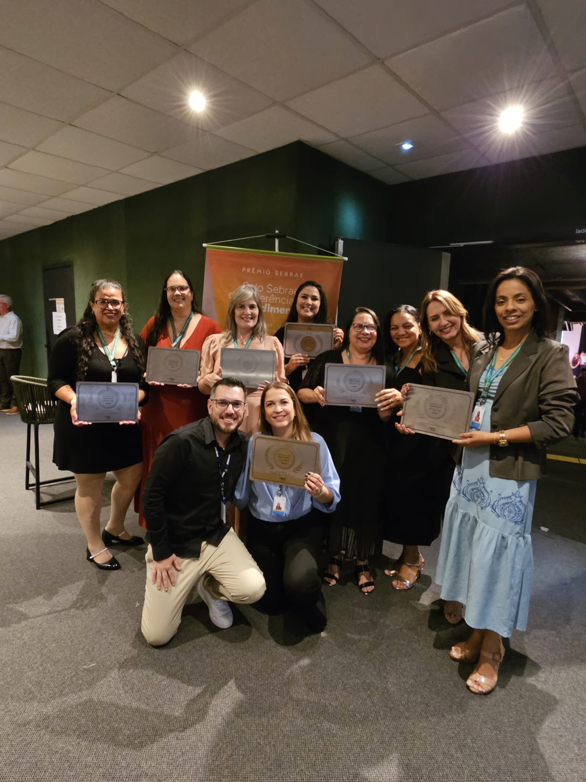 Adamantina recebe bronze concedido pelo Sebrae em referência ao atendimento realizado na unidade em 2024
