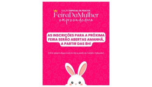 Inscrições para Feira da Mulher Empreendedora de Adamantina estarão abertas a partir desta terça-feira (25)