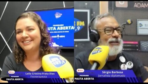 Fisioterapia marca presença no Pauta Aberta