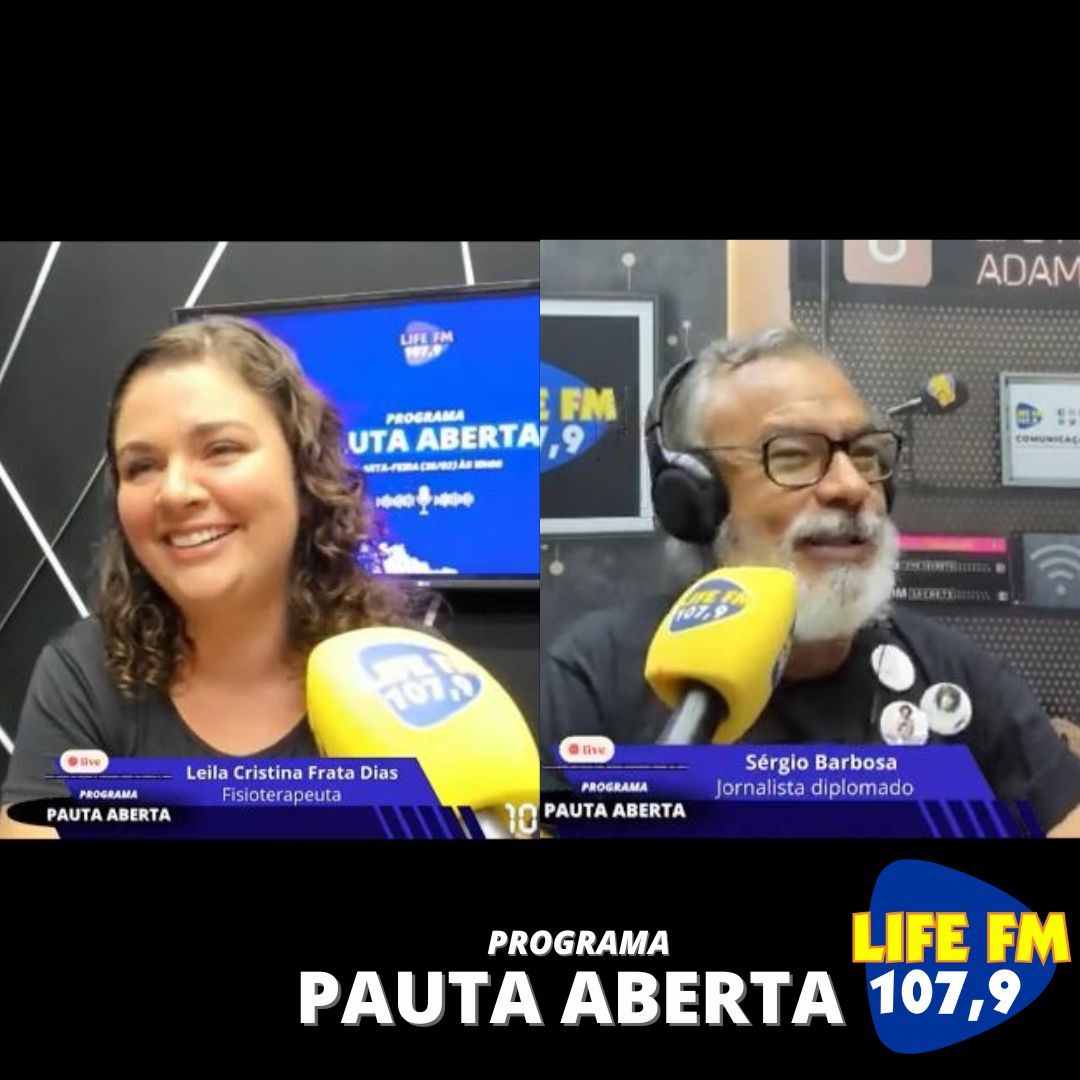 Fisioterapia marca presença no Pauta Aberta
