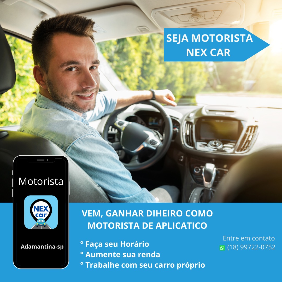 Seja um Motorista da Nex Car e Aproveite Vantagens Exclusivas!