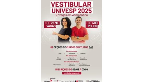 Inscrições para o Vestibular da Univesp estão abertas
