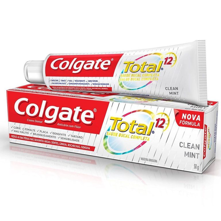 Anvisa interdita creme dental Colgate Total Clean Mint