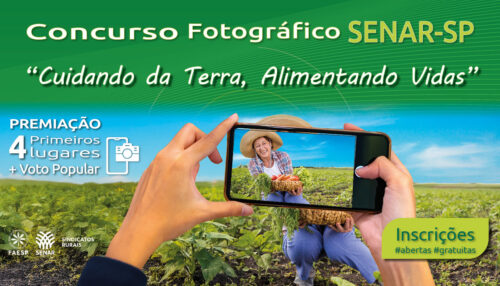 Senar-SP lança concurso fotográfico e premiará as melhores imagens do agro