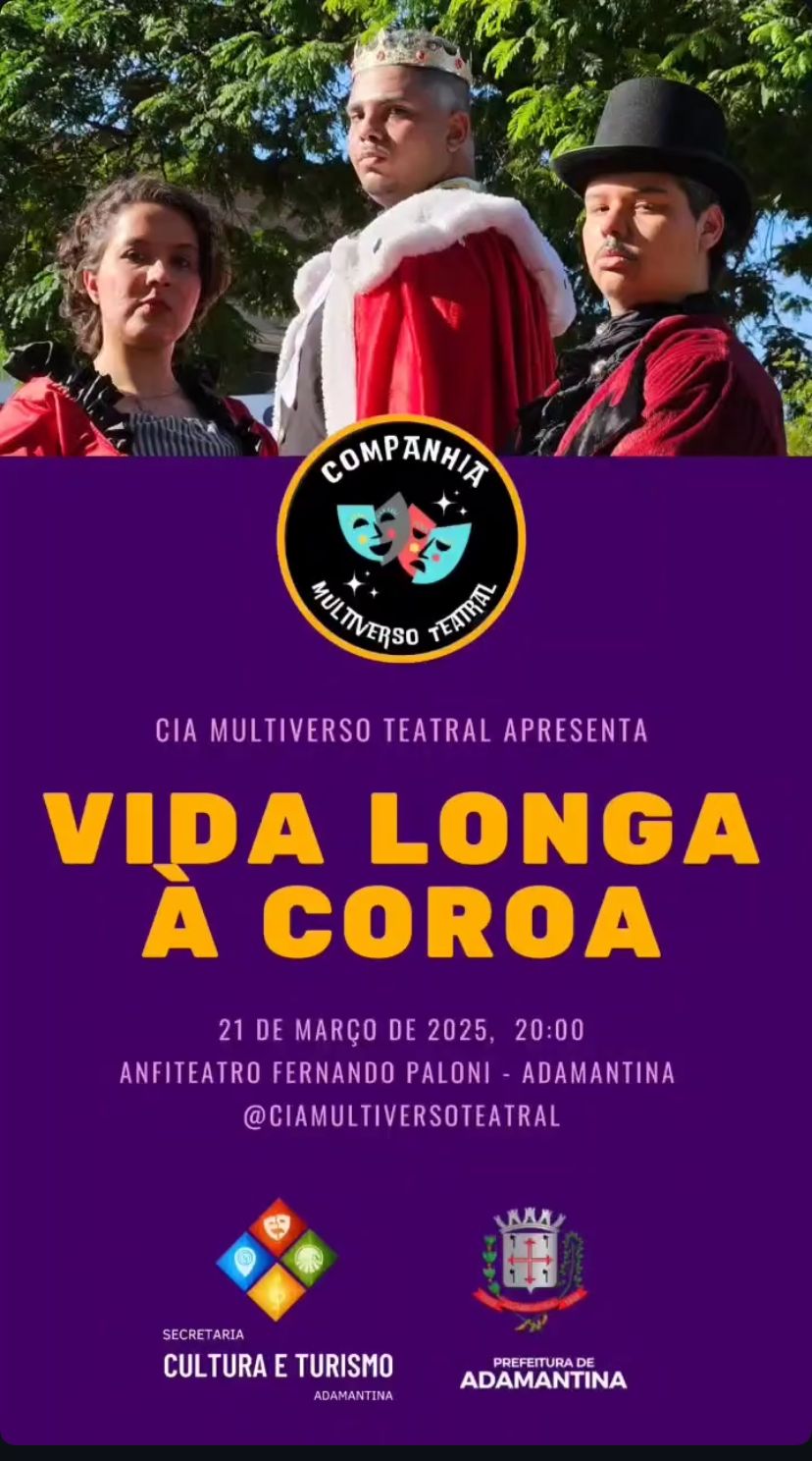 Confira a programação cultural que acontece em Adamantina neste final de semana