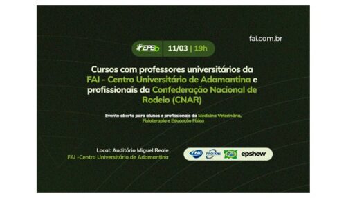 FAI e CNAR promovem evento com especialistas para discutir saúde e bem-estar no rodeio