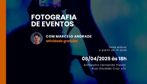 Adamantina recebe oficina que ensinará conceitos sobre fotografia de eventos na próxima semana