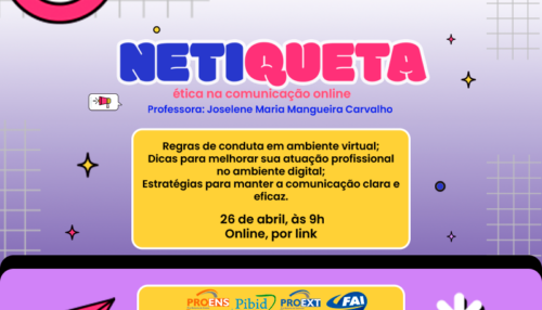 Professora da FAI ministra palestra sobre ética na comunicação on-line