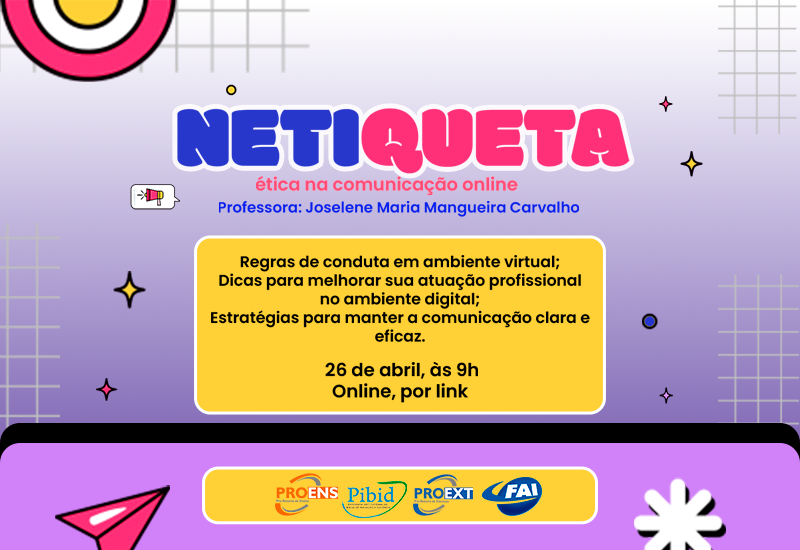 Professora da FAI ministra palestra sobre ética na comunicação on-line